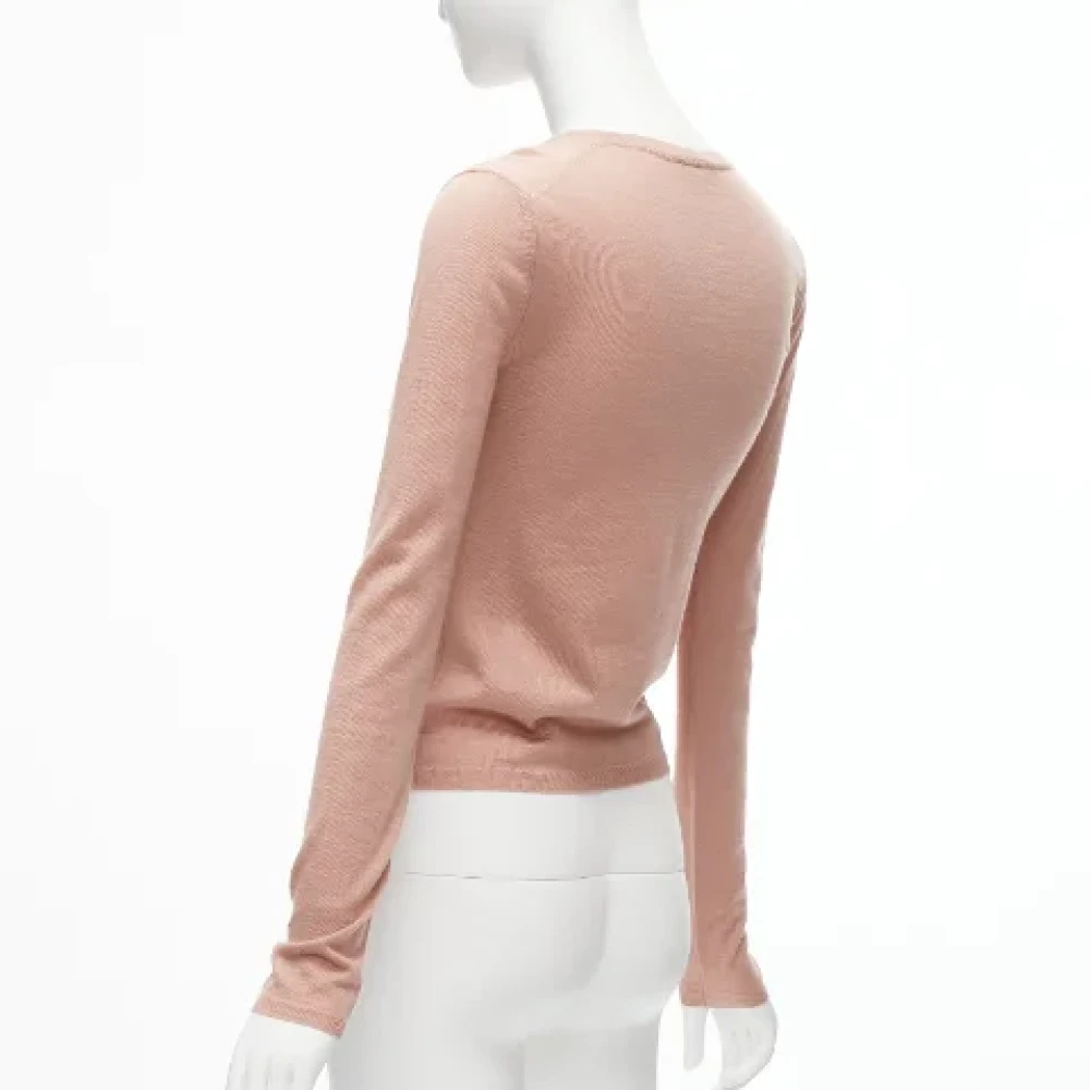 Miu Pre-owned Wool tops Pink Dames
