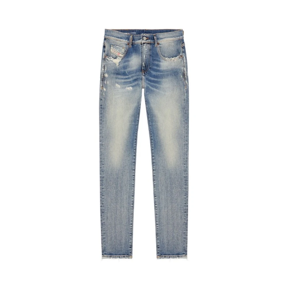Diesel Men's Blue 5-Pocket Jeans 2019 D-Strukt - Slim Fit Jeans - W31 - Jeans