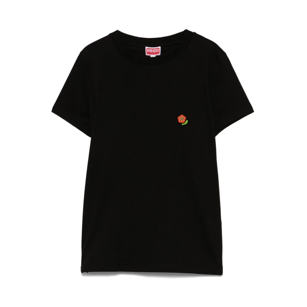 Kenzo Zwart Crew Neck Korte Mouwen T-shirt Black Dames