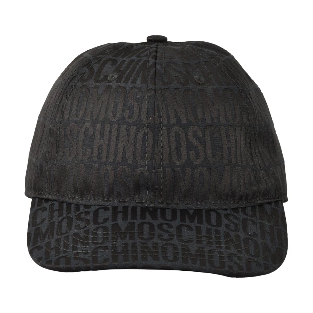 Moschino Stijlvolle Katoenmix Hoed Black Dames