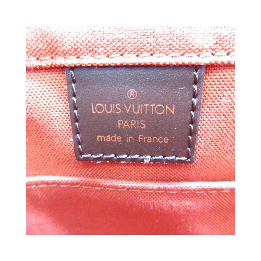 Louis Vuitton Vintage Pre-owned Cotton louis-vuitton-bags Brown Heren