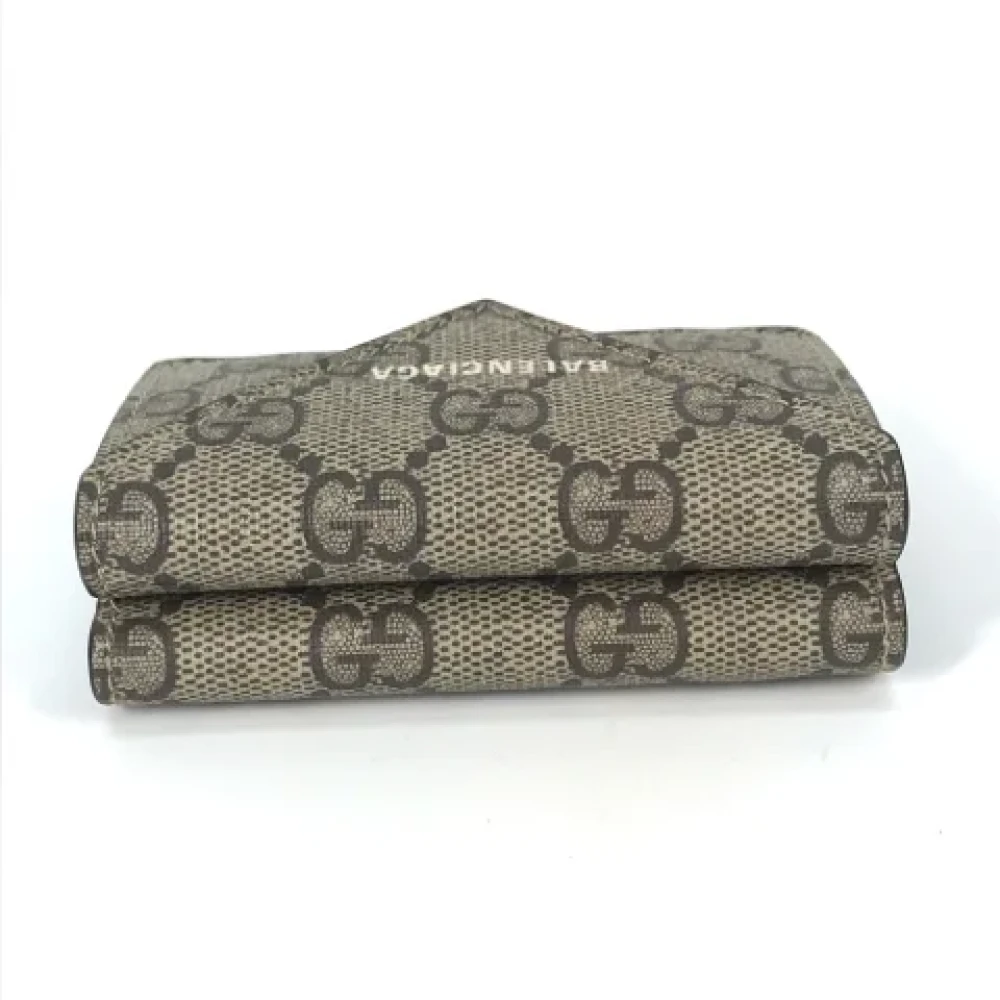 Gucci Vintage Pre-owned Canvas wallets Beige Dames