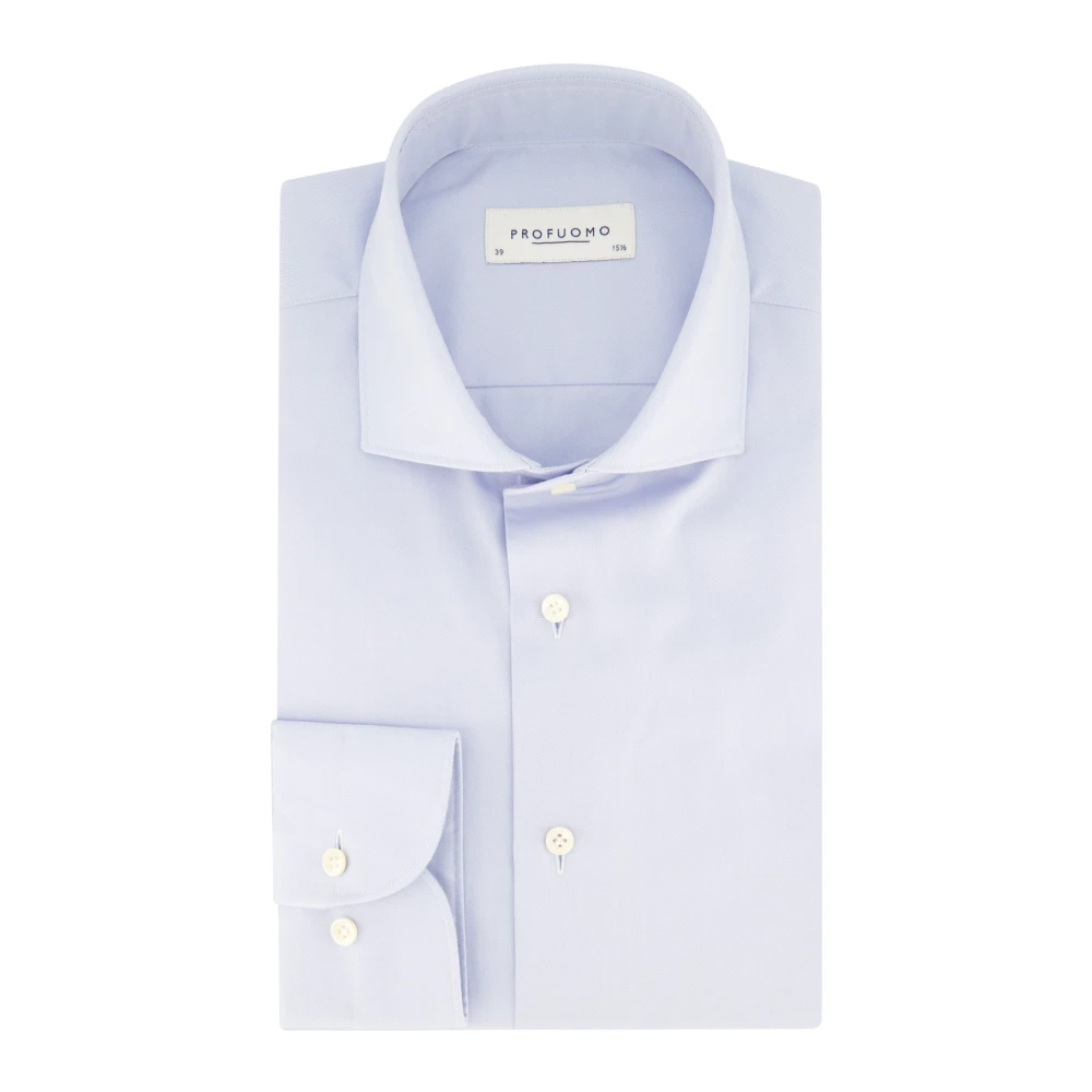 Profuomo Lichtblauw Zakelijk Overhemd Blue Heren