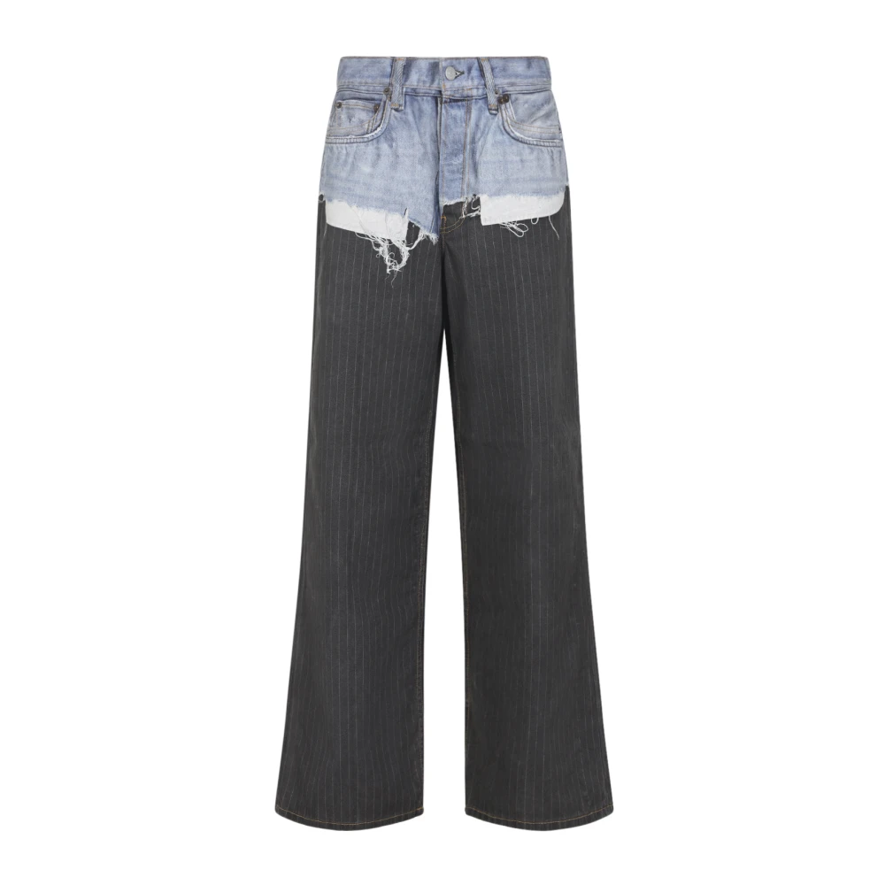 Acne Studios Women's Black Cotton Jeans