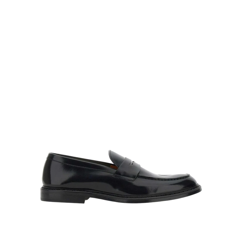 Doucal's Elegant Loafers For Formal And Casual Occasions - Male - Loafers - Black - 7 Uk - Shoes
