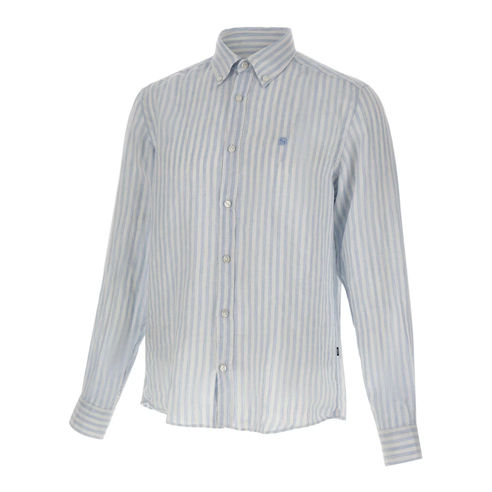 Hugo Men's Blue H-Liam Shirt - Casual Shirts - S - Shirts