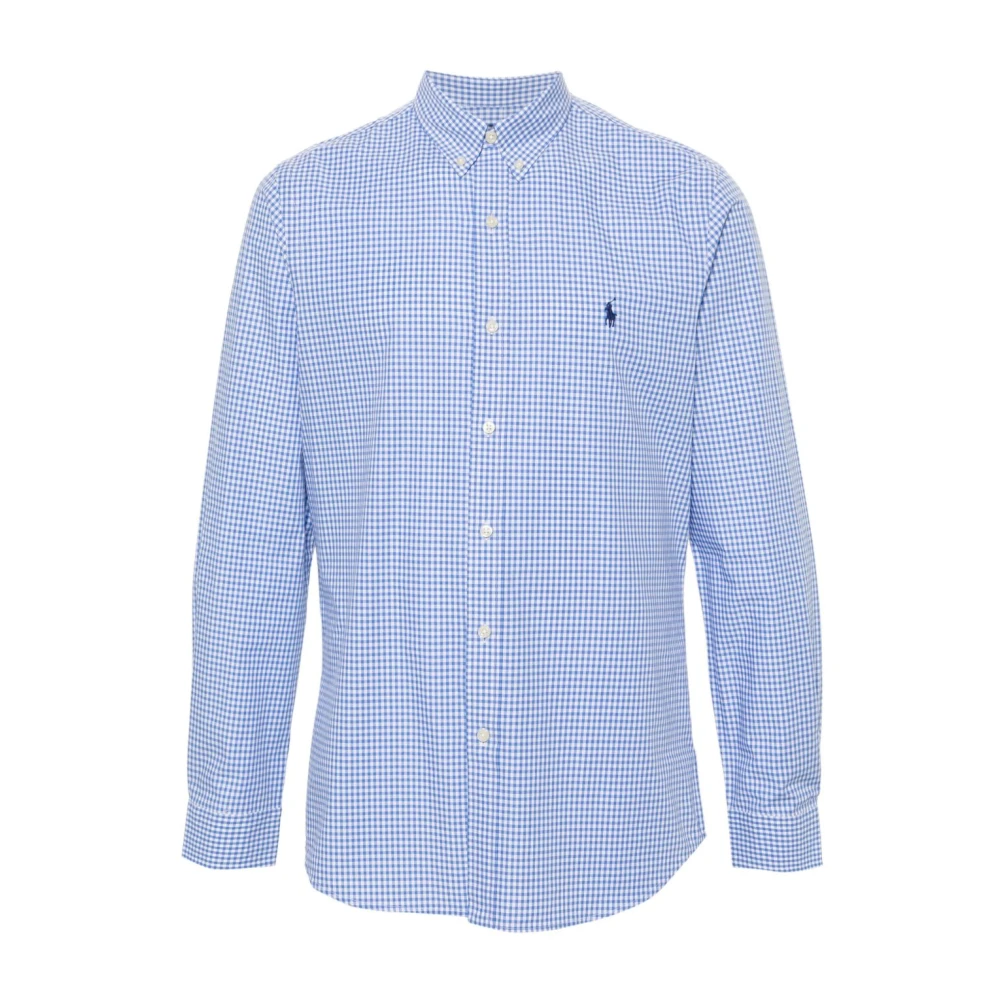 Polo Ralph Lauren Blauw en wit overhemd Blue Heren