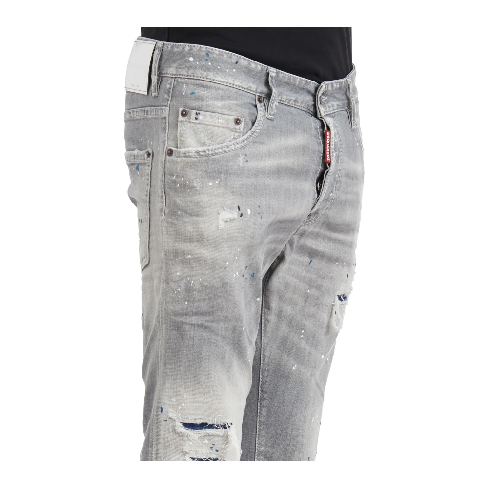 Dsquared2 Denim Skater Jeans Gray Heren