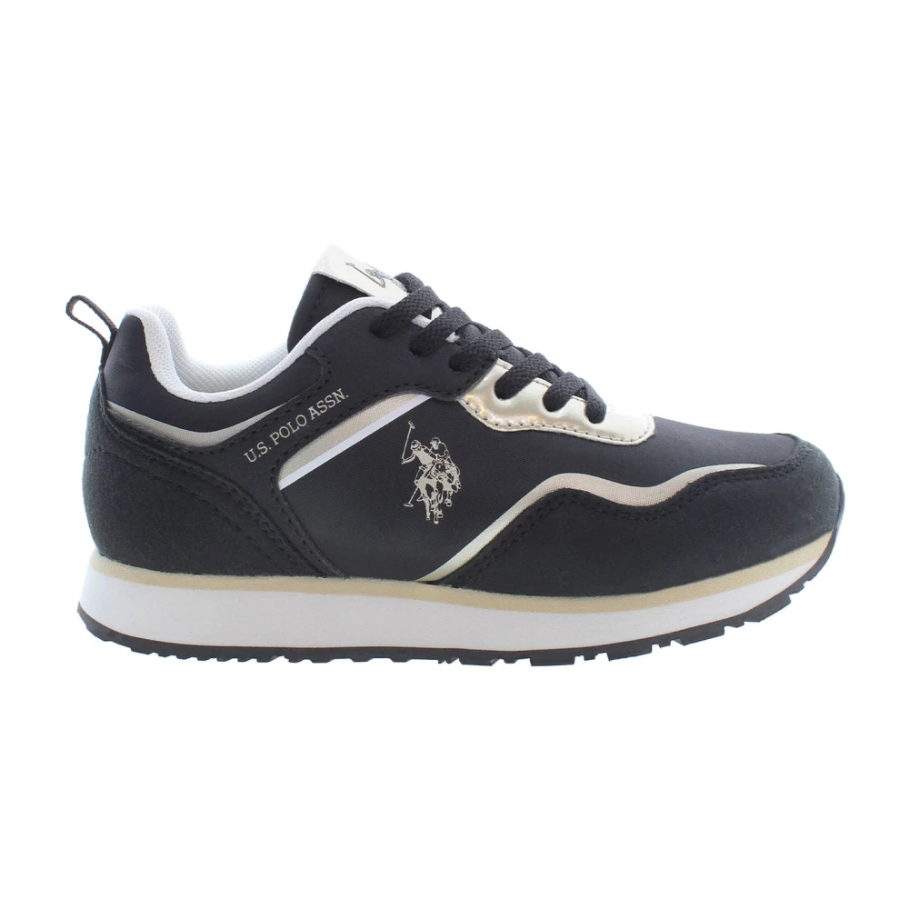 U.s. Polo Assn. Unisex Kids Black Kids Sneakers, 27 Eu, Sports Shoe