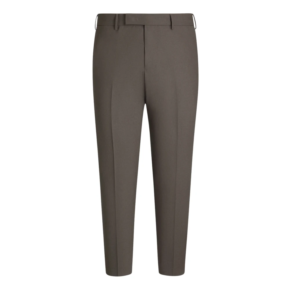 Pt Torino Men's Brown Rebel Carrot Trousers