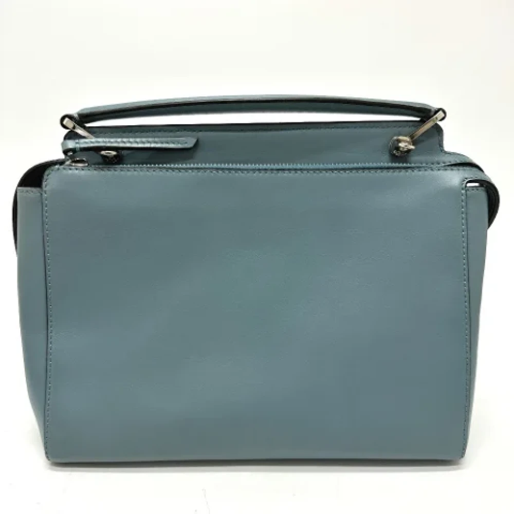 Fendi Vintage Pre-owned Leather fendi-bags Blue Dames