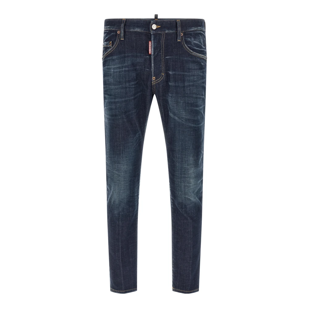 Dsquared2 Men's Blue Slim Fit Jeans, S, Skater Jeans