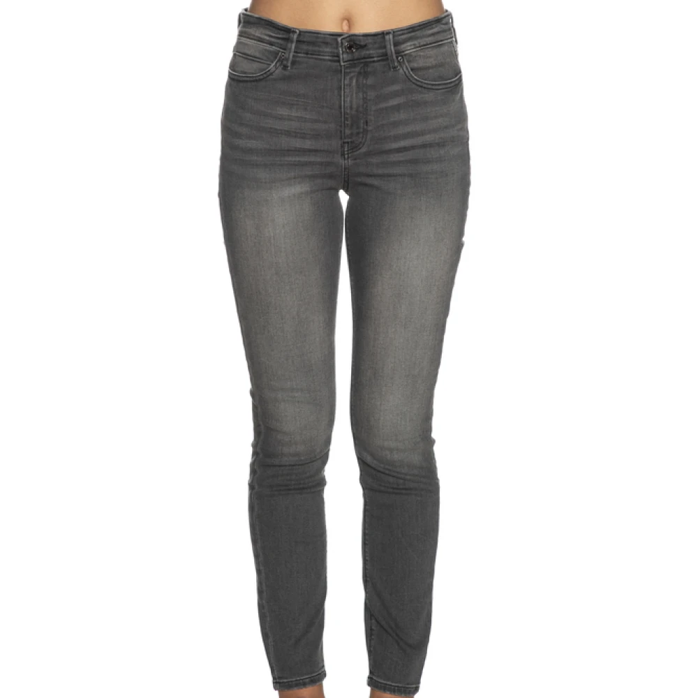 Guess Hoge Taille Skinny Fit Grijze Jeans Gray Dames