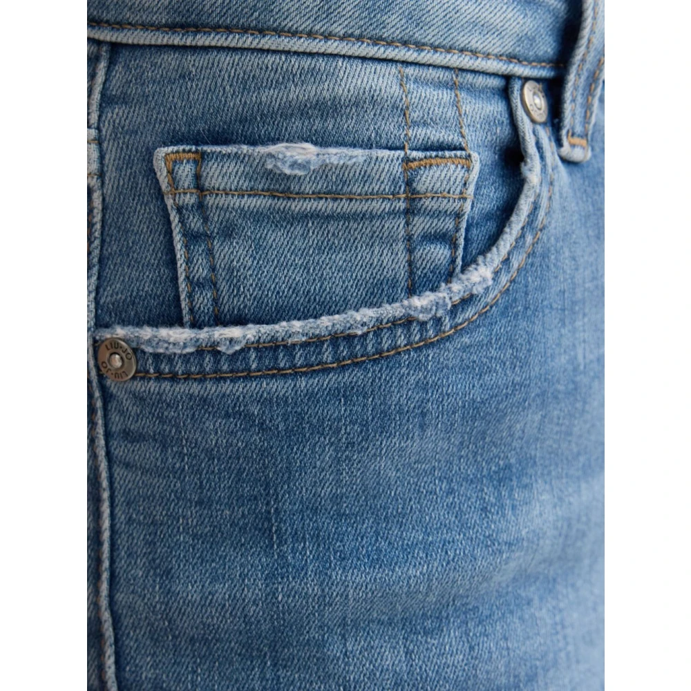 Liu Jo Blauwe Denim Jeans met Klassieke Stijl Blue Dames