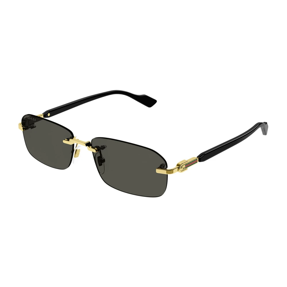 Gucci Unisex Yellow Rectangular Sunglasses - Sunglasses - 56 Mm - Accessories