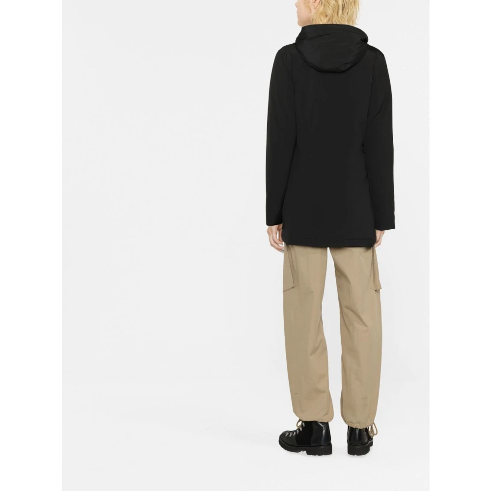 Woolrich Zwarte Parka Jas voor Mannen Black Dames