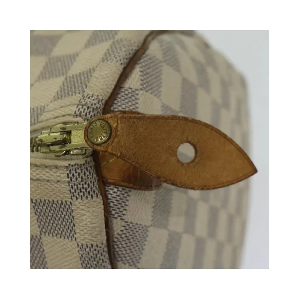 Louis Vuitton Vintage Pre-owned Coated canvas handbags Beige Dames