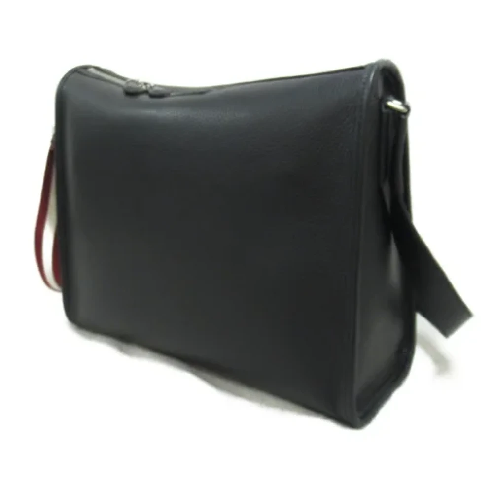 Bally Pre-owned Leather shoulder-bags Black Dames