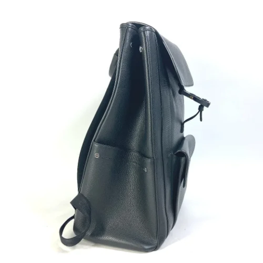 Dior Vintage Pre-owned Leather dior-bags Black Dames