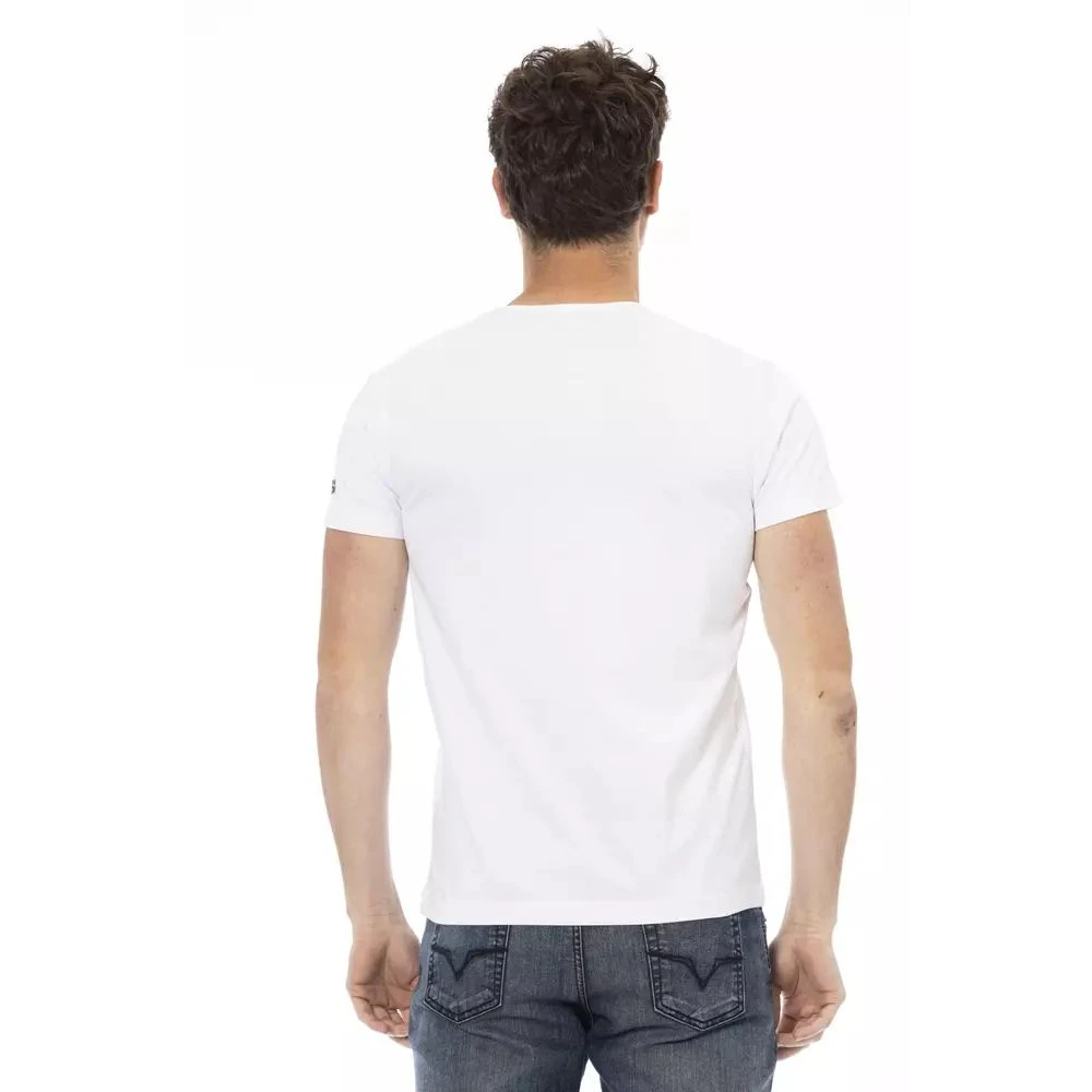 Trussardi Klassiek Ronde Hals T-shirt White Heren