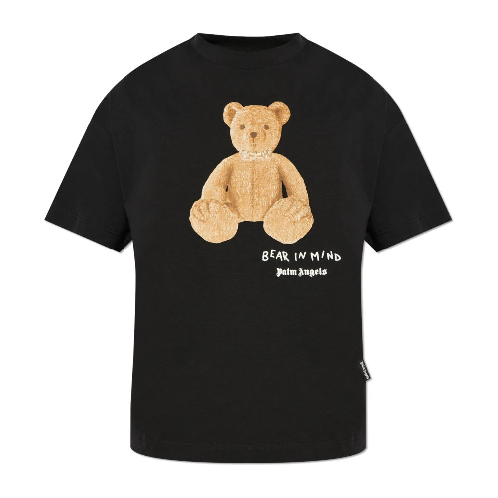 Palm Angels Teddy Bear T-shirts en Polos Black Heren