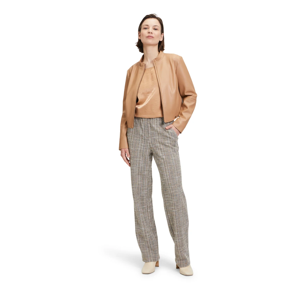 Betty & Co Broek met structuur om in te stappen Gray Dames