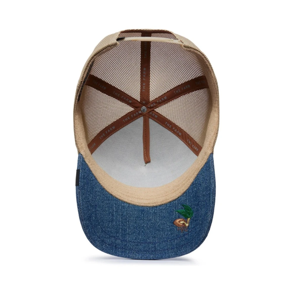 Goorin Bros Silki Rabbit Trucker Cap Blue Heren