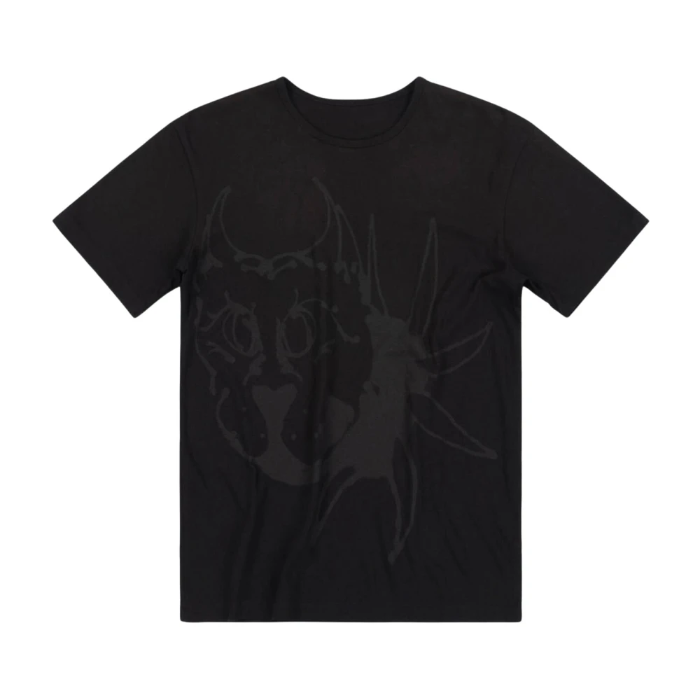 Chito Men's Blue T-Shirts, L, Logo Motif T-Shirt