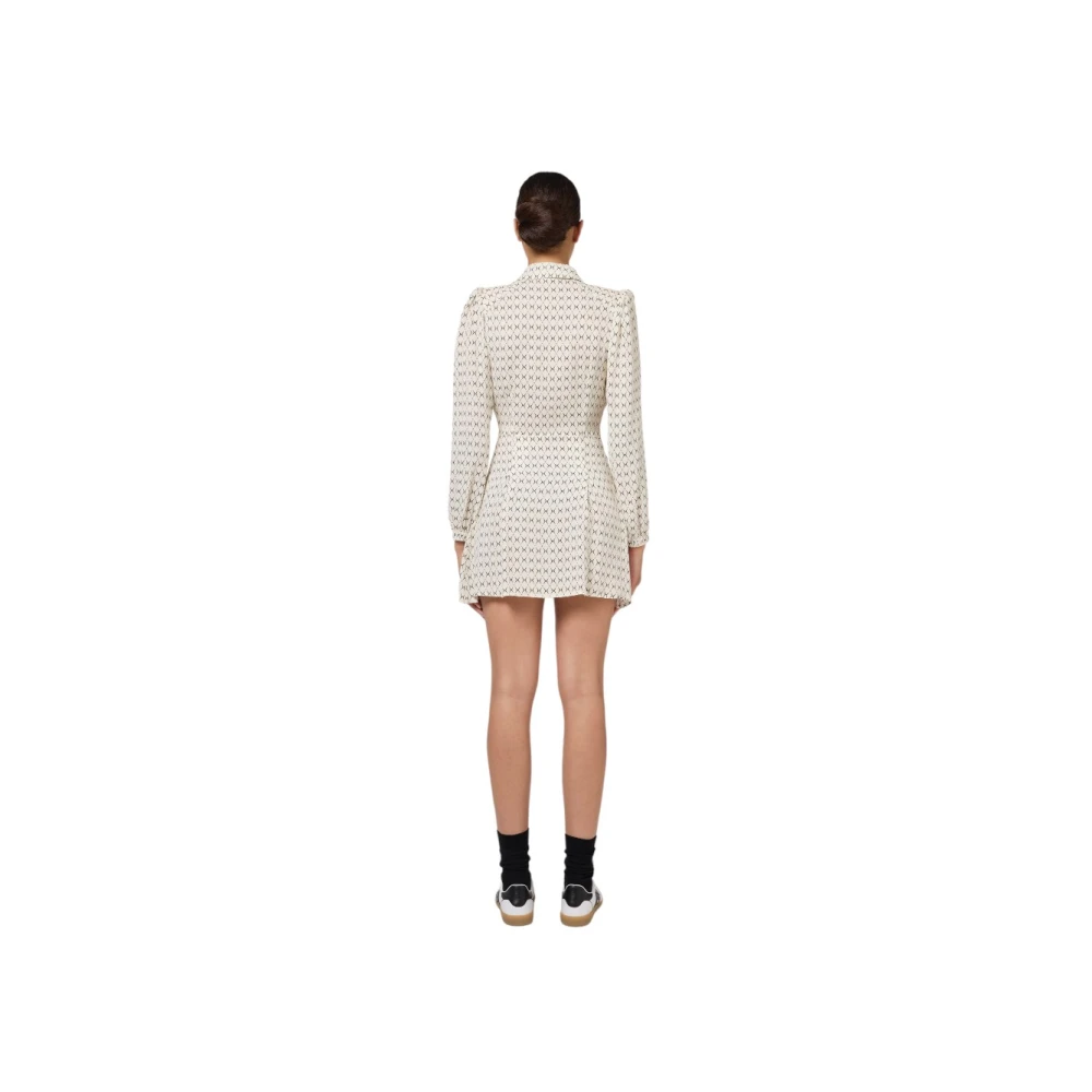 Elisabetta Franchi Elegante Jurk voor Speciale Gelegenheden Beige Dames