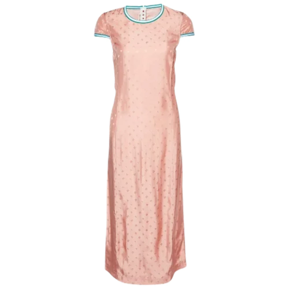 Marni Pre-owned Fabric dresses Pink Dames