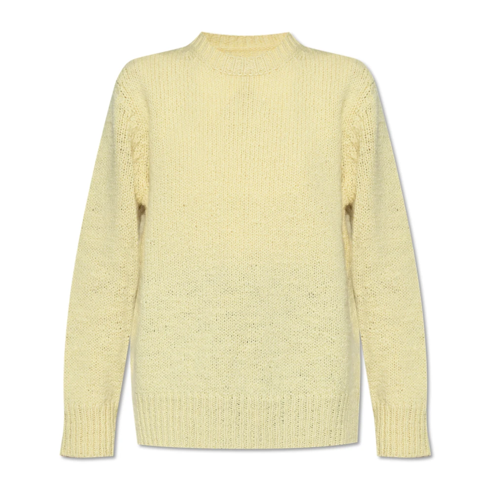 Jil Sander Wollen trui Yellow Dames
