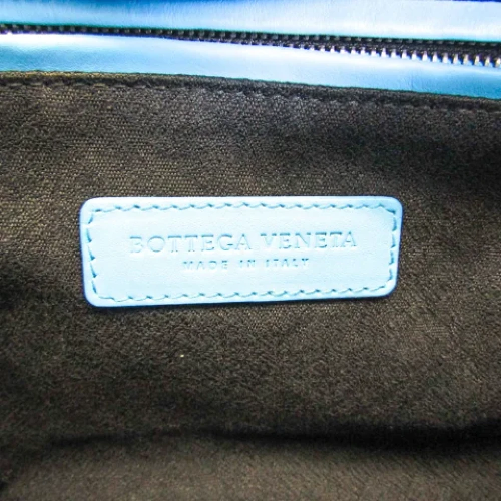 Bottega Veneta Vintage Pre-owned Leather clutches Blue Dames