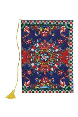 Multifärgad Carretto Siciliano Print Notebook
