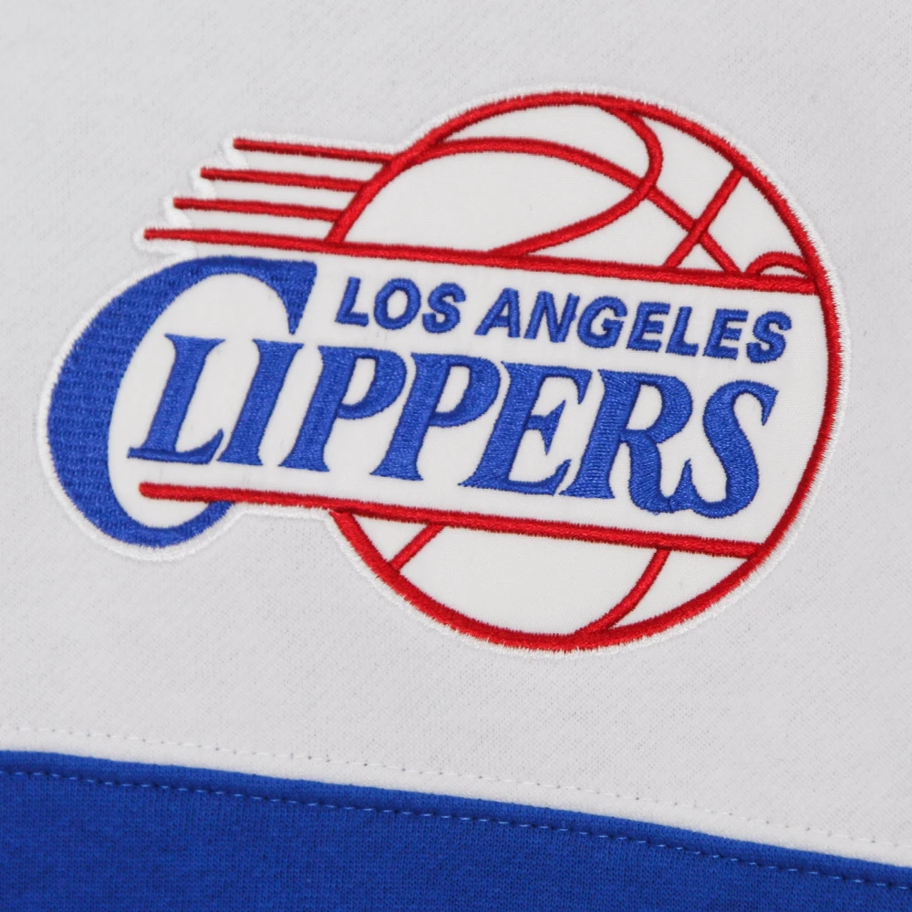 Mitchell & Ness NBA Fusion Fleece Hoodie Blue Heren