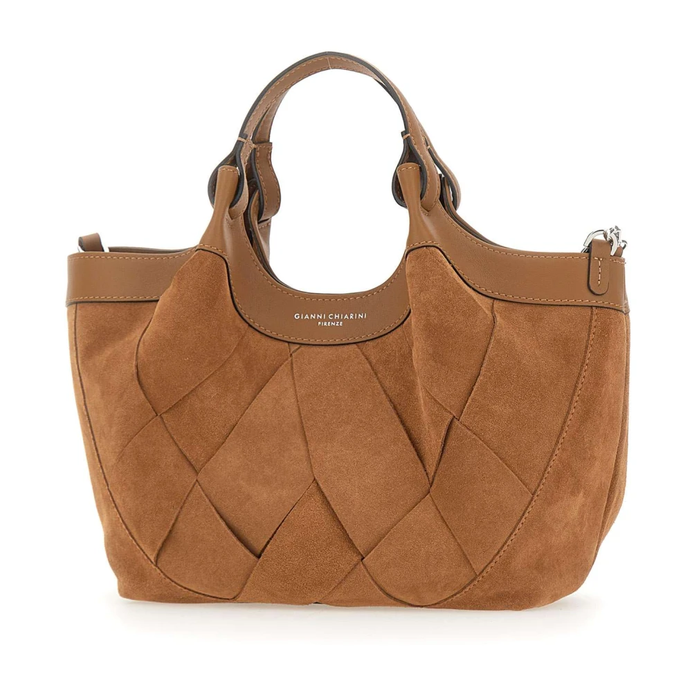Gianni Chiarini Women's Brown Shopping Bags, One Size, Dua Handbag