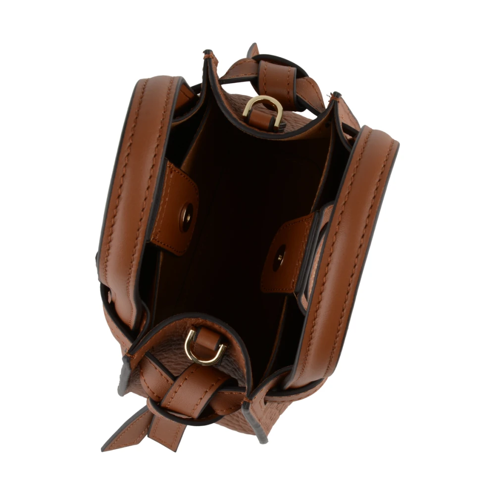 Pourchet Paris Micro Crossbody Bag Brown Dames