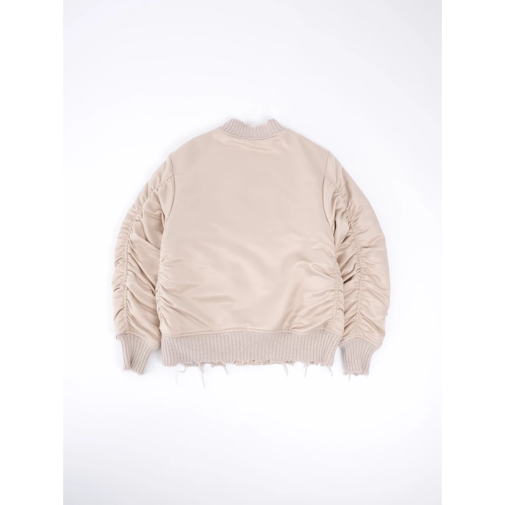 Giorgio Brato Urban Bomber Jack Beige Dames