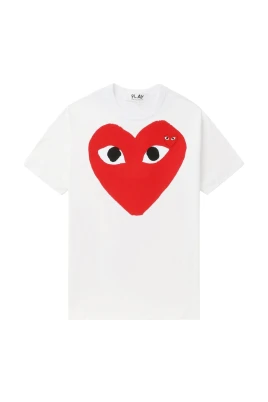 T-shirt med logotryck och rund hals