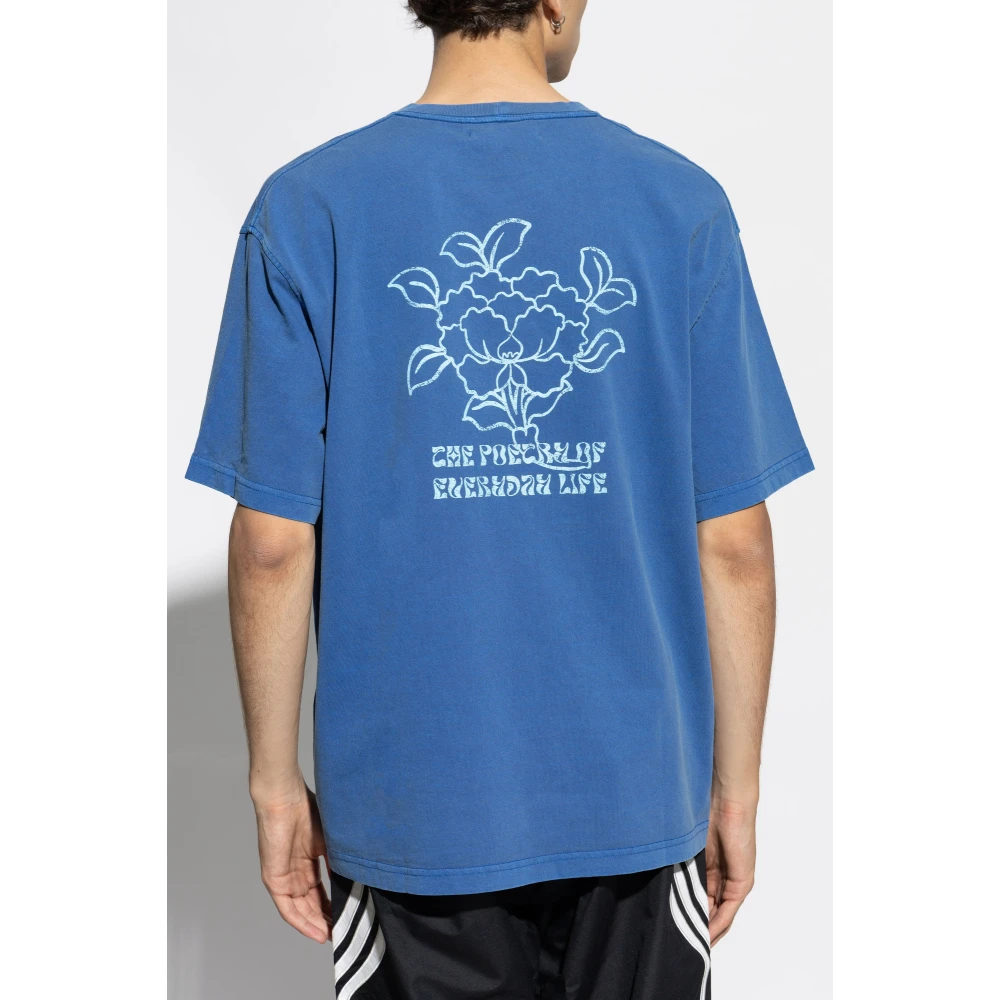 Samsøe T-shirt Sapoetry Blue Heren