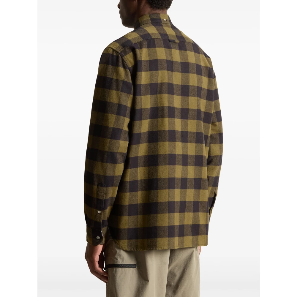 Woolrich Buffalo Plaid Chamois Shirt Green Heren