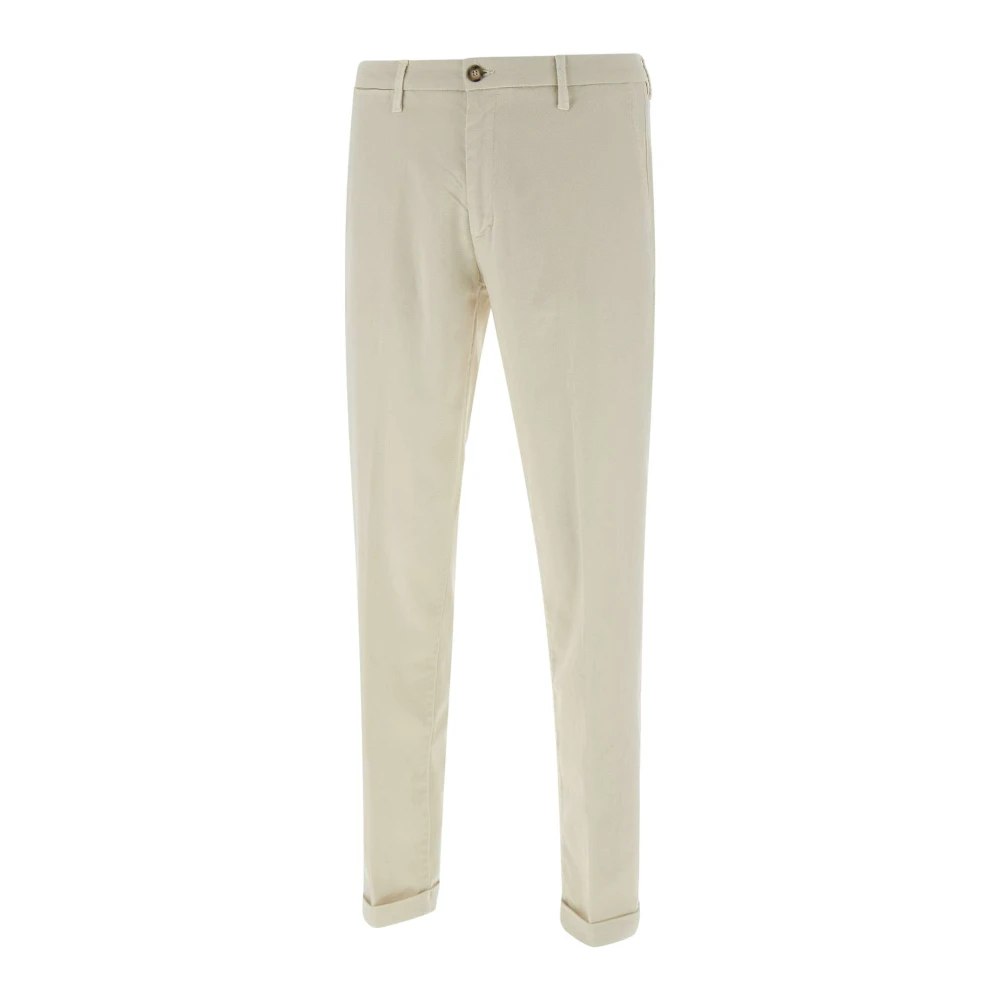 Re-Hash Homme Blanc - Pantalon Chinos En Mélange De Coton - Pantalons - Taille: W38