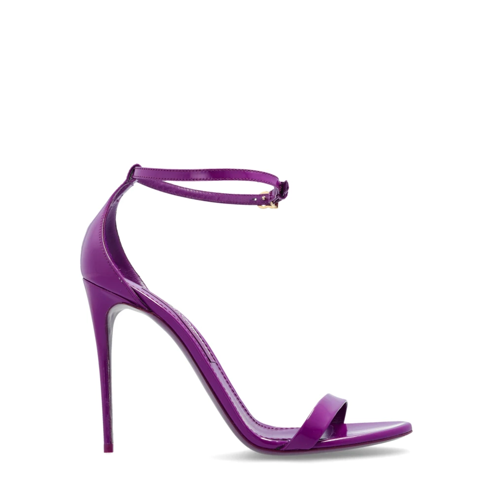 Dolce & Gabbana Mujer Morado Zapatos, Púrpura, Talla: 40 Eu