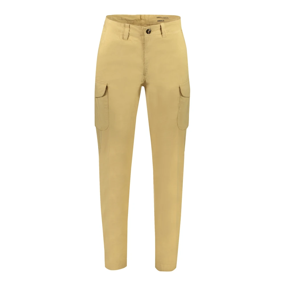 North Sails Beige Men's Trousers Regular Fit - Male - Slim-Fit Trousers - W38 - Trousers