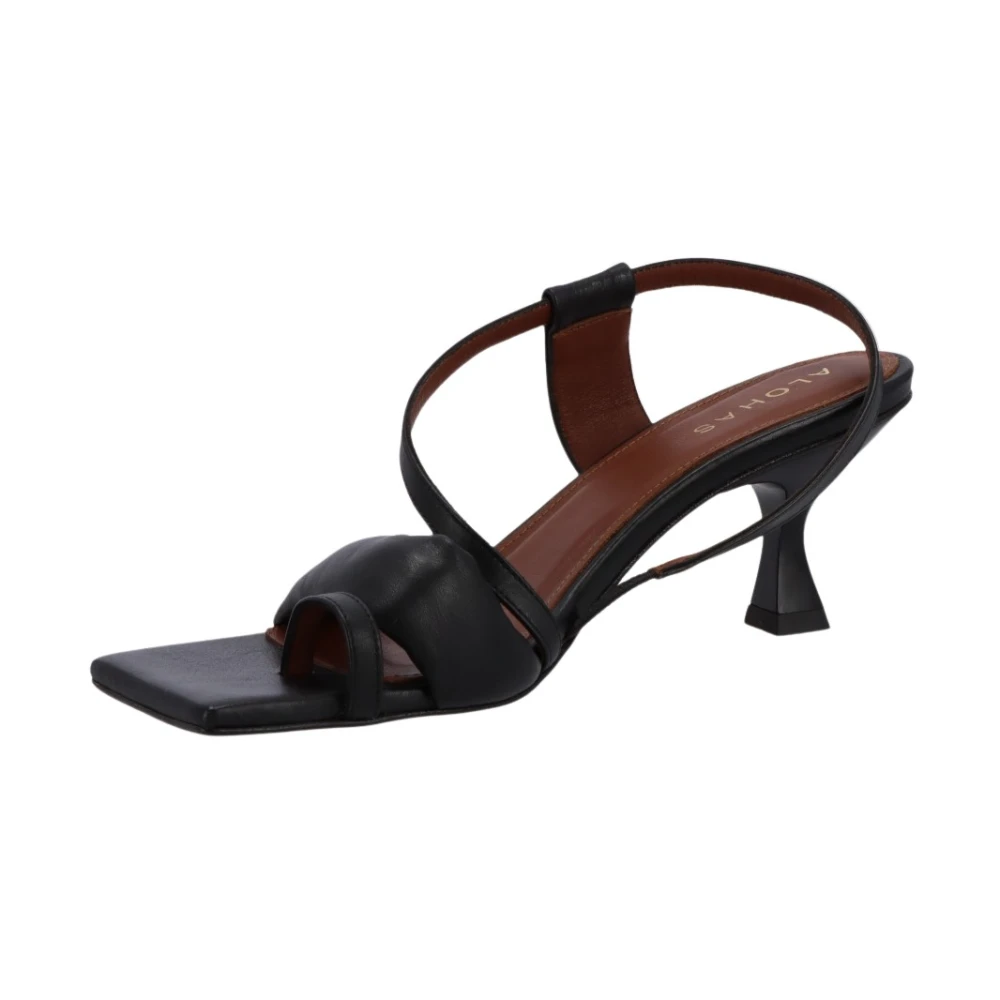Alohas Asymmetriska sandaler Black, Dam