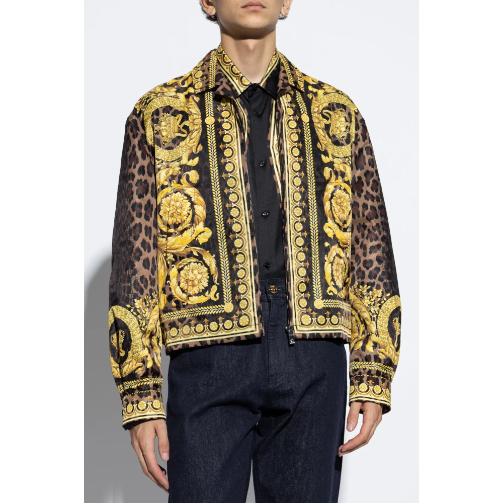 Versace Gestreepte jas Multicolor Heren