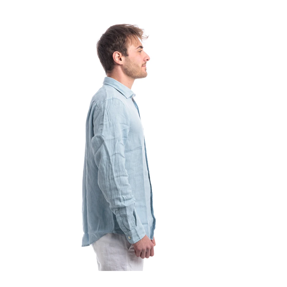 Roy Roger's Riviera Shirt Pierce Blue Heren