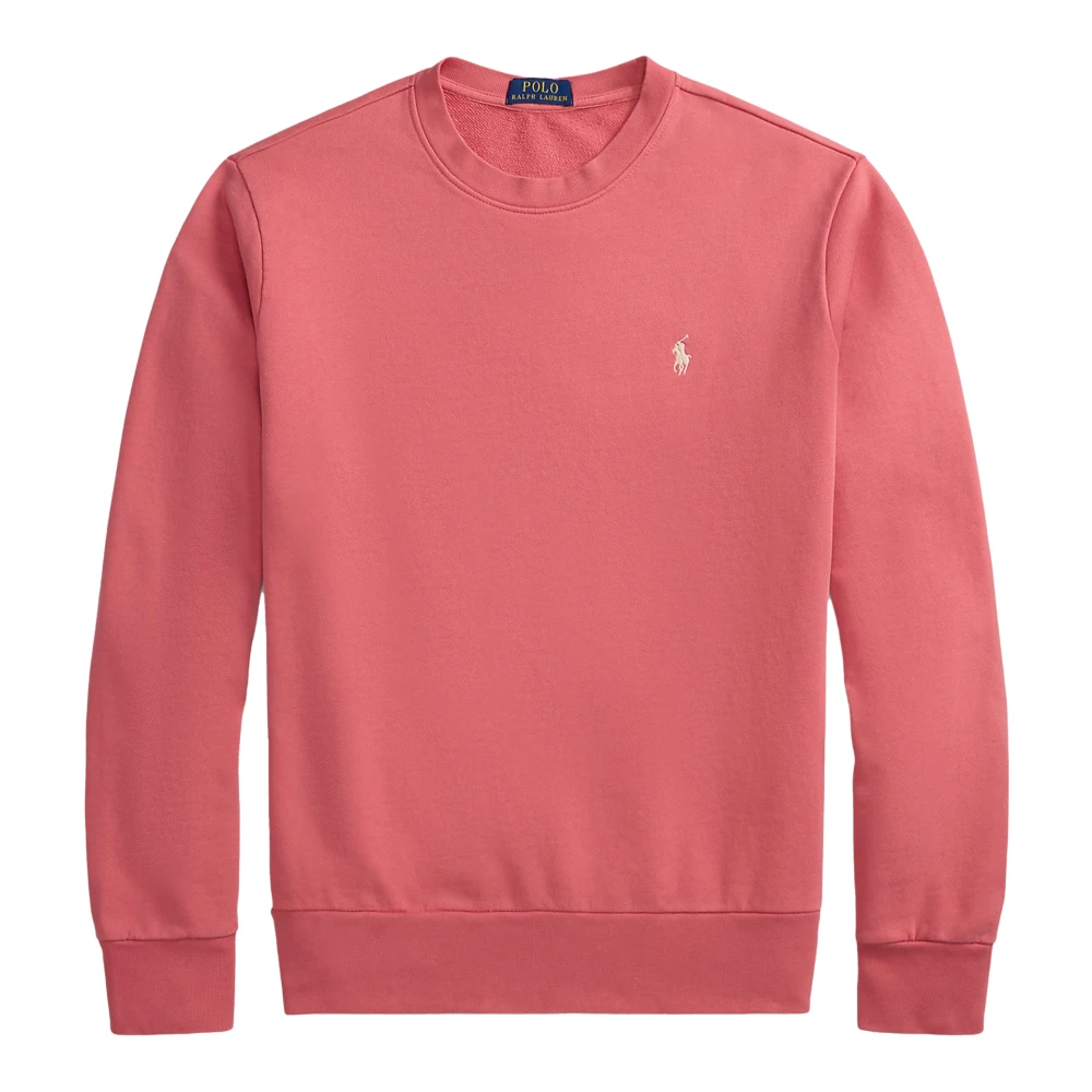 Ralph Lauren Men's Red Sweatshirts, L, Loopback Fleece Sweatshirt