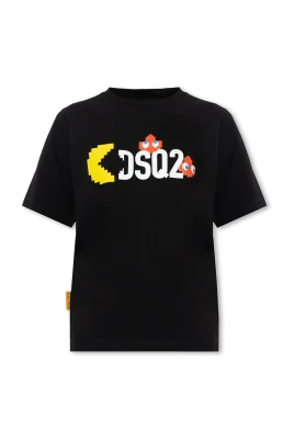 Svart Crewneck T-shirt