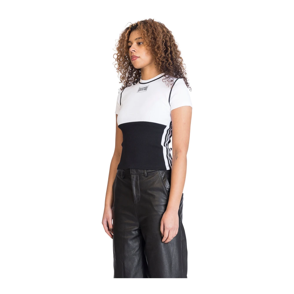 Jean Paul Gaultier Casual Katoenen T-shirt Black Dames