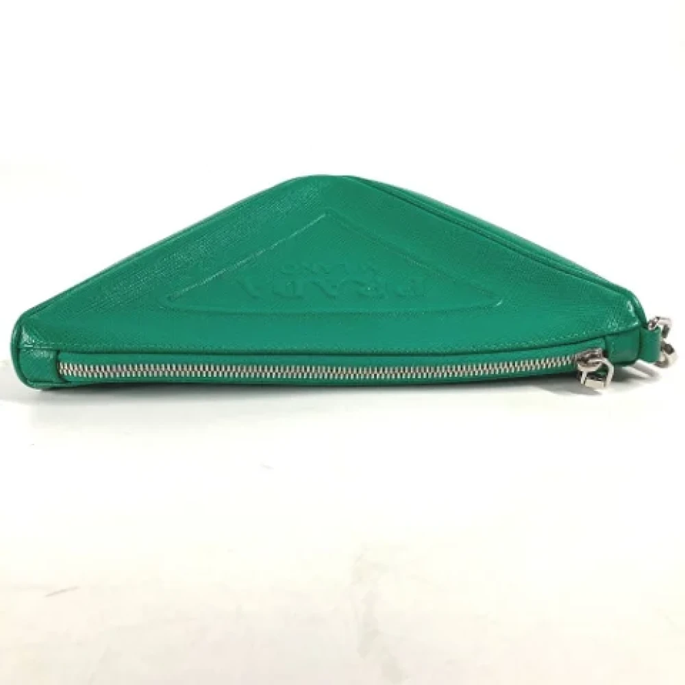 Prada Vintage Pre-owned Fabric prada-bags Green Dames